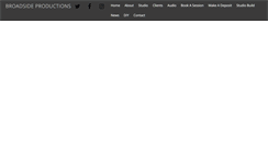 Desktop Screenshot of broadsideproductions.com